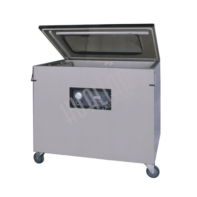 Напольная однокамерная вакуум-упаковочная машина Hualian DZ-800/2L (нерж.)