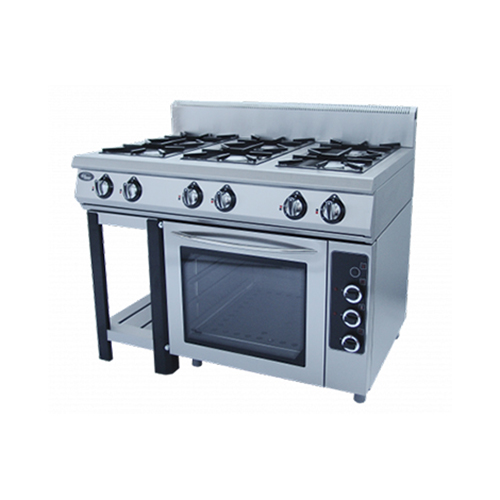 Плита Grill Master 6-ти горелочная газовая Ф6ПДГ/800 (электрическая духовка)